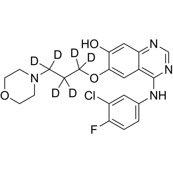 O-Desmethyl gefitinib-d6 (O-desmethyl gefitinib impurity 8-d6)
